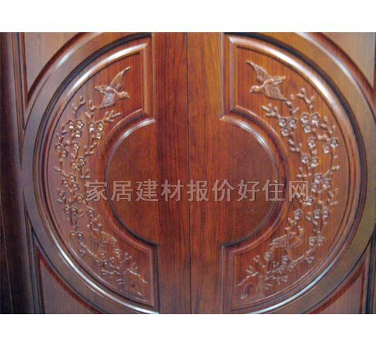 鴻福復合(工藝)木門 巴西花梨 訂做