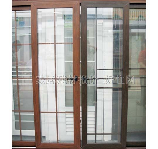 永泰推拉窗 黑胡桃實木18系列 訂做