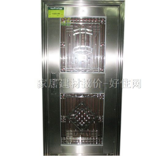 星月神不銹鋼門 單開式重型花門 訂做