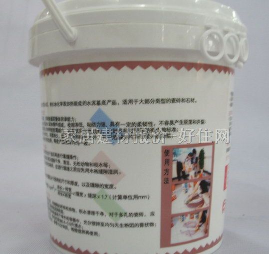 德高填縫劑 彩色防霉瓷磚填縫料超細型#1白色 2kg