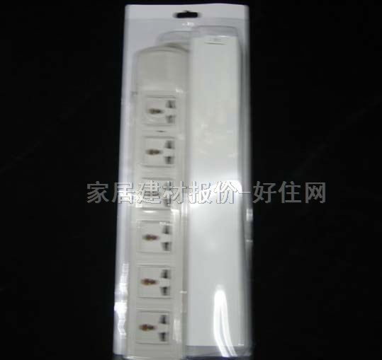 TCL-羅格朗電源轉(zhuǎn)換器/插排板 K9423 6×三極 有線 無(wú)開關(guān) 2米