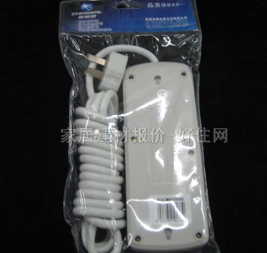 秋葉原電源轉(zhuǎn)換器/插排板 YF-1613 3×三極 有線 帶開關(guān) 3米