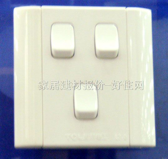 TCL-羅格朗指甲開(kāi)關(guān) L33/1/2A 3位單控 無(wú)指示燈