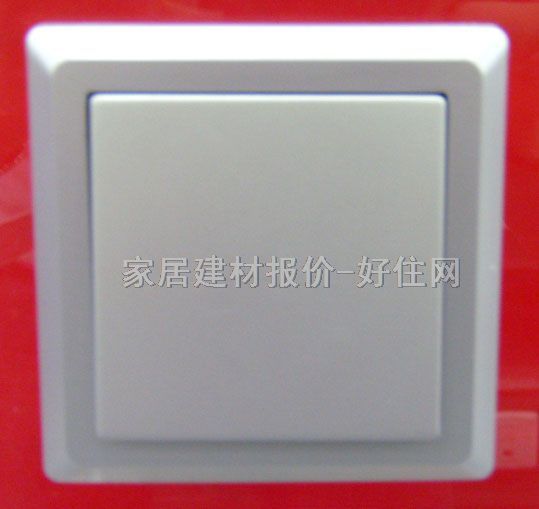 ABB大蹺板開關(guān)面板 AE101-S 10AX 1位雙控 銀色