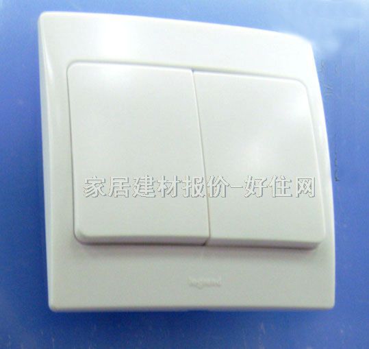 TCL-羅格朗大蹺板開關(guān)面板 美爵 280000 2位雙控 白色