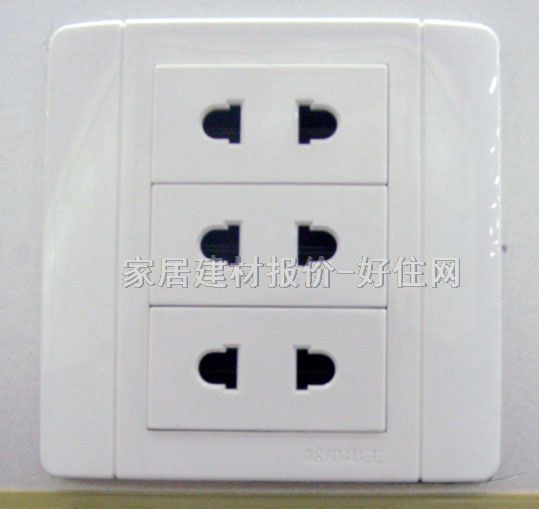 松本強電插座面板 B9V3 二二二極 白色