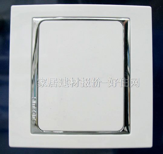 西蒙空白開關(guān)面板 6549 常用規(guī)格 銀色邊白色