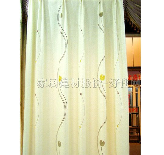 美的垂簾豎簾落地簾 布01 高:2.8M 麻棉 冷色調(diào)