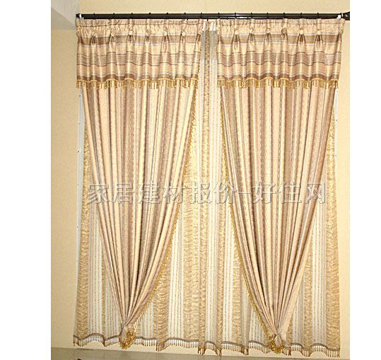 金紫薇垂簾豎簾落地簾 IOX011 訂做 棉質(zhì) 暖色調(diào)