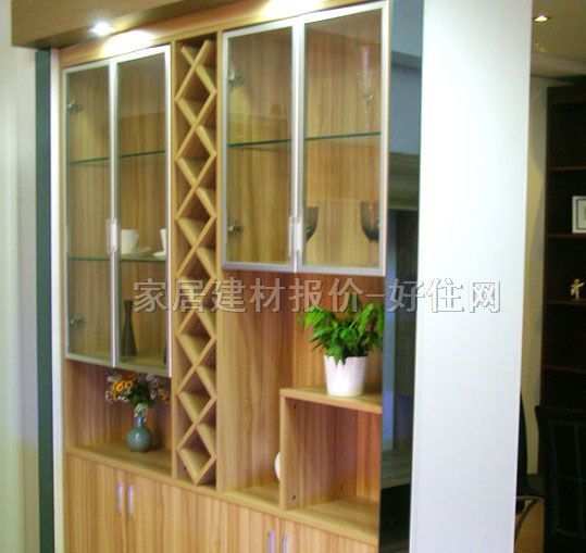 維高客廳酒柜吧臺(tái) 酒柜 1.6×2.2×0.3M