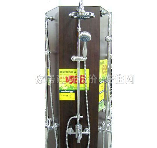 高寶淋浴柱 可調(diào)節(jié)掛桿銅 明管GB-9680CP 56241P 8488CF 明裝掛墻式