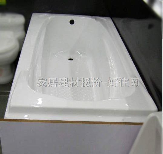 鉆石普通浴缸 單人壓克力室缸Y17-01 1685mm×550mm×高350mm