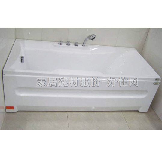 圣羅蘭普通浴缸 單人S1601-J 1600mm×760mm×高320mm