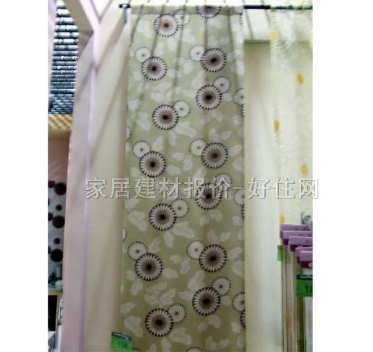 金薩垂簾豎簾落地簾 布藝遮光系列 DY267191-3 1.5M 棉質(zhì) 冷色調(diào)