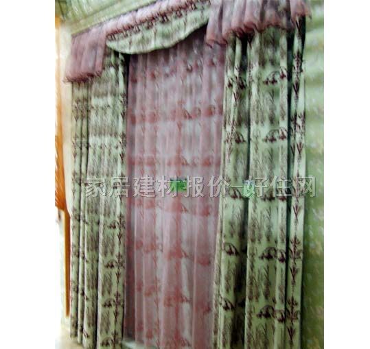 金薩垂簾豎簾落地簾 布藝,3少 073-6 訂做 紗簾 冷色調(diào)