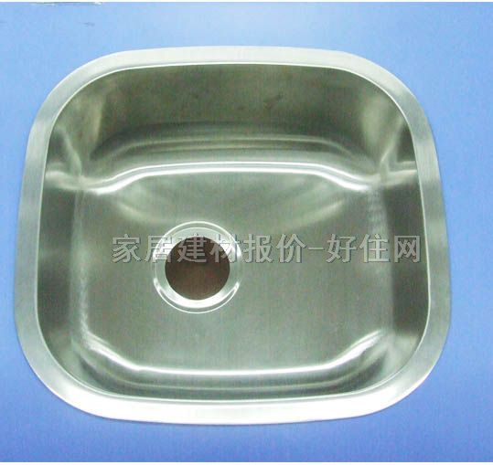 威捷朗廚盆水槽星盆 方盆不銹鋼 S4347S2B 單盆