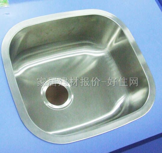 威捷朗廚盆水槽星盆 方盆不銹鋼 S4347S2B 單盆