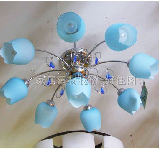 力豪吊燈 3086 金屬燈架+工藝玻璃燈罩 現(xiàn)代流行風(fēng)格 彩色