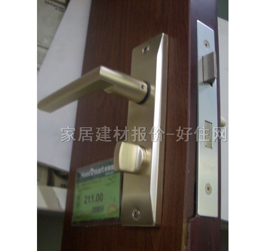 景暉木門鎖 I8-882437-09 45mm-55mm 鋅合金 執(zhí)手鎖 啞光銀