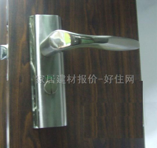 久鼎木門鎖 42041-KSK-BK 45mm-55mm 不銹鋼 執(zhí)手鎖 閃光銀