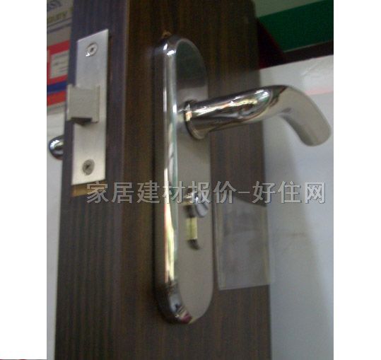 寶生源木門鎖 0569ABK 45mm-55mm 不銹鋼 執(zhí)手鎖 閃光銀