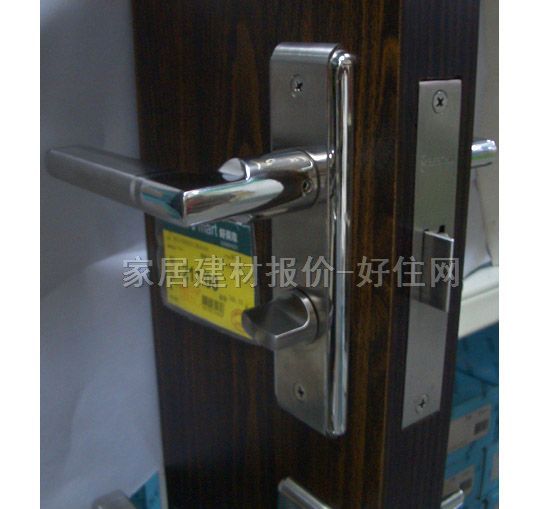 瑞高木門鎖 4016N 45mm-55mm 鋅合金 執(zhí)手鎖 閃光銀