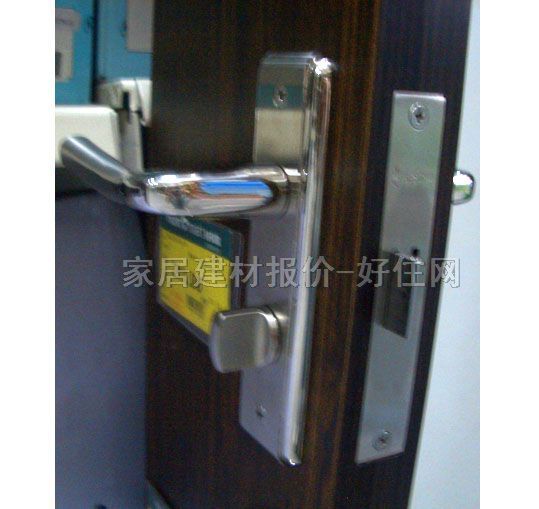 瑞高木門鎖 4037W 45mm-55mm 鋅合金 執(zhí)手鎖 閃光銀