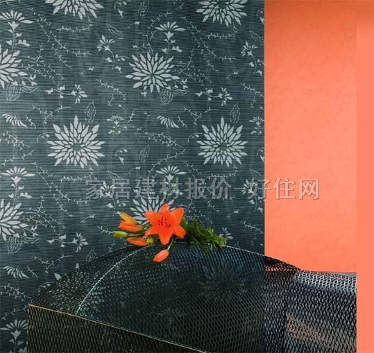 德國墻紙 花間曲系列 0.53×10M 葉紋 粉色