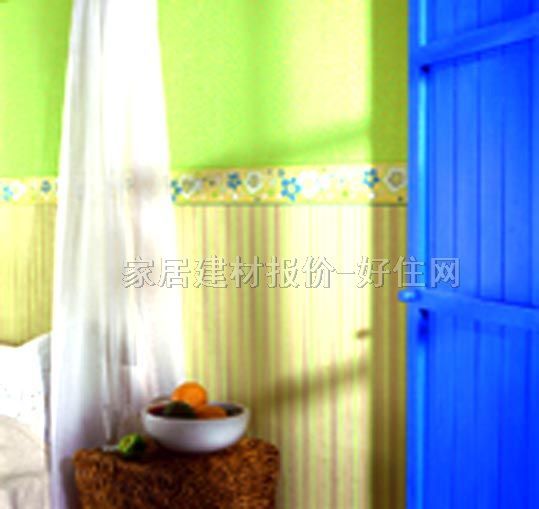 瑪堡墻紙 花香系列 0.53×10M 葉紋 橙色