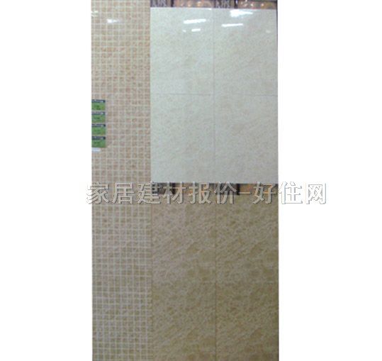 博華墻面磚 拋光磚淺灰色紋理圖案墻磚 2-1A45026 300mm×450mm