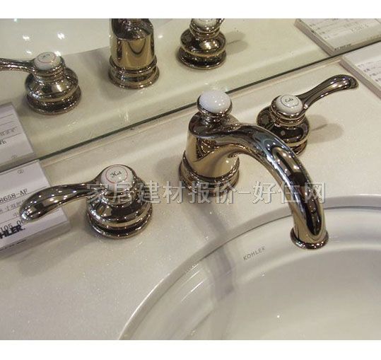 菲爾法斯面盆龍頭 K-8658-AF 8寸 冷熱 雙把雙孔 無 黃銅