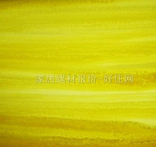 玉隆軒透光石 暖黃色花紋 長2440mm×寬1220mm×厚6mm