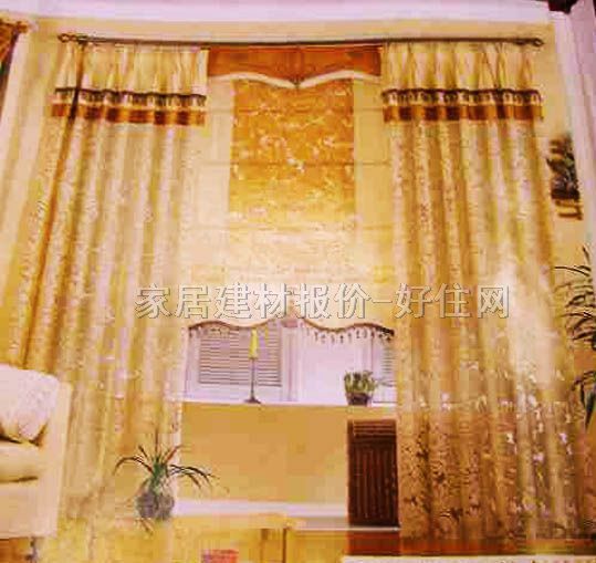 家飾美垂簾豎簾落地簾 水晶紗B0906-1 訂做 紗簾 暖色調(diào)