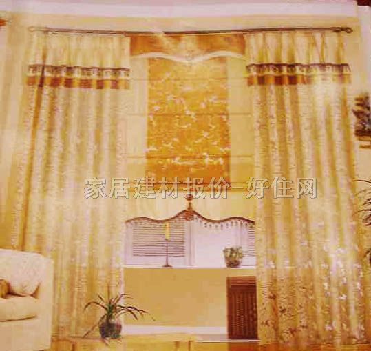 家飾美垂簾豎簾落地簾 水晶紗B0906-1 訂做 紗簾 暖色調(diào)