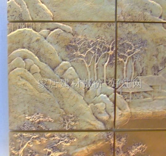 BOBU魔塊背景墻 萊德溪·覽勝 漢白 2.4M×1.8M 12塊