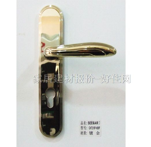 德國西卡木門鎖 CH7218P-H89P 45mm-55mm 鍍金 執(zhí)手鎖 閃光金