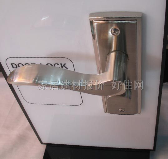 GMT木門鎖 SS0507-US15 45mm-55mm 鋅合金 執(zhí)手鎖 閃銀色