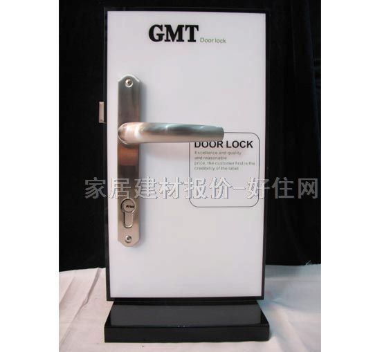 GMT木門鎖 MS0202-US15 45mm-55mm 鋅合金 執(zhí)手鎖 閃銀色