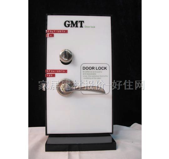 GMT木門鎖 SF08-US15A 45mm-55mm 鋅合金 執(zhí)手鎖 閃銀色