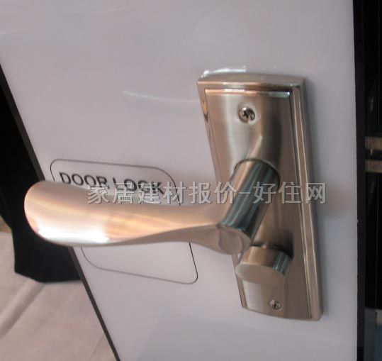 GMT木門鎖 SS0508-US15 45mm-55mm 鋅合金 執(zhí)手鎖 閃銀色