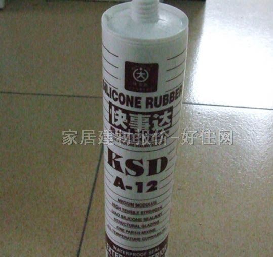 利奧玻璃膠(密封膠) KSD A-12酸性硅酮玻璃膠 230g