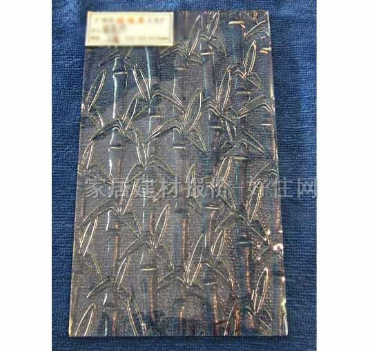 樂客工藝玻璃 凹蒙玻璃富貴竹LK0018 5厘