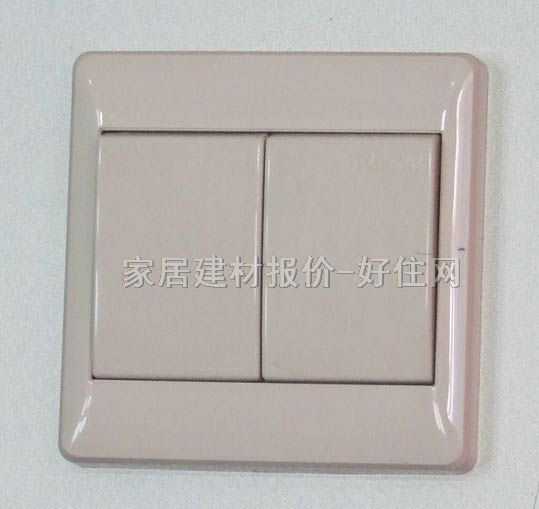 施耐德大蹺板開關(guān)面板 E2000 2位單控 白色