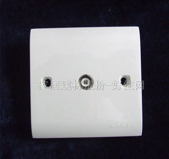 松本信息插座面板 普通型C3/TV 總共1位 白色 電視插座