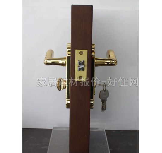 BOKE木門(mén)鎖 BTF08178-KJ 45mm-55mm 度金鋅合金 執(zhí)手鎖 鍍金鋅合金