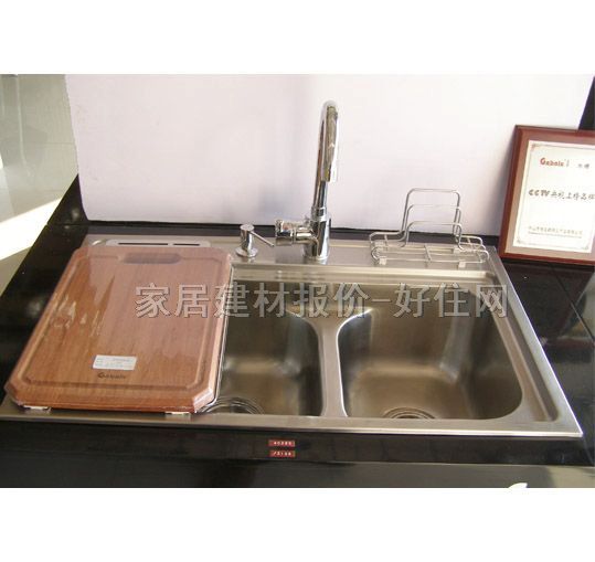 佳寶路廚盆水槽星盆 套餐不銹鋼798×500×220mm 4028B 雙盆