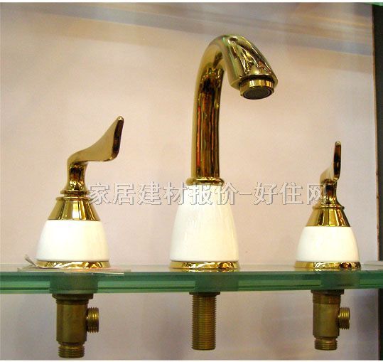 科堡面盆龍頭 KB-F681 冷熱 雙把雙孔 無 黃銅