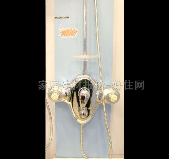 摩恩淋浴柱 可調(diào)節(jié)掛桿銅 2436 明裝掛墻式