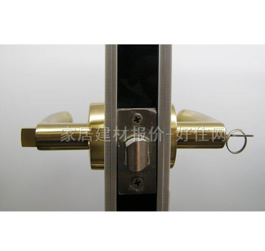 名門鎖業(yè)木門鎖 G0606金拉絲 45mm-55mm 鋅合金 執(zhí)手鎖 閃光金