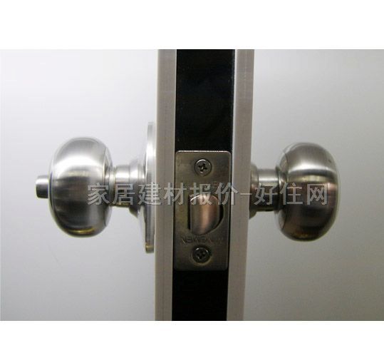 名門鎖業(yè)木門鎖 5791鋼拉絲 45mm-55mm 不銹鋼 球鎖 閃銀色